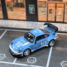 (USED) Pop Race Porsche RWB 930 1/64 10th Anniversary Gravity Diecast Car Model picture