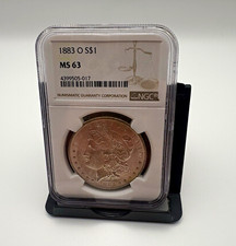 1883-O Morgan Silver Dollar $1 NGC MS63 90% Silver New Orleans Business Strike picture