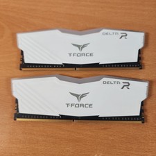 🔥 16GB Total (2x8GB) TeamGroup T-Force Delta RGBRAM DDR4 3600MHz White picture