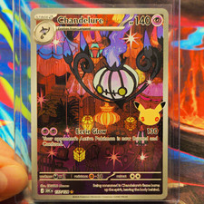 30th Celebration Chandelure IR 137/128 Pokemon Card Near Mint  picture