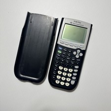 Texas Instruments TI-84 Plus Graphing Calculator Dark Blue w/ Cover Tested picture