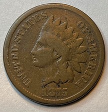1875 Indian Head Penny - somewhat tougher date - Good (G) Condition picture