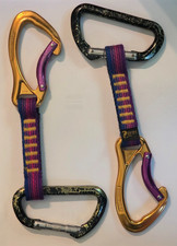 2 DMM Mamba QuickDraw W/Charlet Moser Carabiners & Clog Wales Figure 8 Descender picture