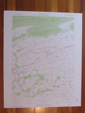 Fredericksburg Pennsylvania 1978 Original Vintage USGS Topo Map picture