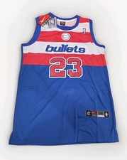 🔥 Michael Jordan 🔥 #23 Bullets 2002-03 Retro Jersey Men's LG picture