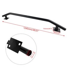 New Front Crash Bash Bumper Replacement Beam Bar Hatch For 92-95 Honda Civic EG picture