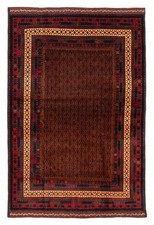 Vintage Traditional Hand-Knotted Area Rug 4'0