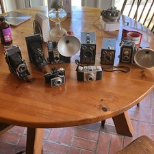 Kodak/Agfa Vintage Cameras Pony 135, Brownie Hawkeye, Duaflex II. U Pick 1 picture