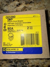 Square D QO290 Circuit Breaker 90 Amp 2 Pole 120/240v New In Box picture
