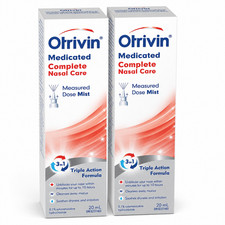 Otrivin Medicated Complete Nasal Care 20ml (Spray) 2 PACK picture