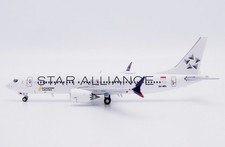 JC Wings 1:400 Singapore Airlines B737 MAX8 9V‑MBL Star Alliance Diecast XX40351 picture