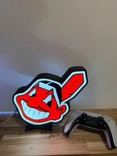Vintage Cleveland Indians LED Lamp picture