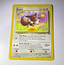 Wizards of the Coast Eevee 51/64 Jungle Common 50 HP Unlimited Regular EN 1999 picture