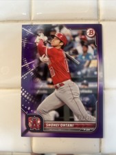 2022 Bowman - Shohei Ohtani #68 Purple Border /250 picture