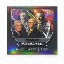 2026 Pieces of the Past Historical Premium Edition Hobby Box SEALED 2 RELICS picture
