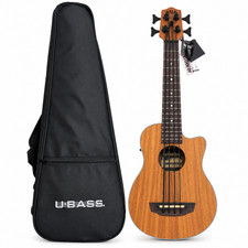 Kala Scout U-Bass Mahogany Acoustic-Electric Bass Guitar 4 strings W/ cutaway picture
