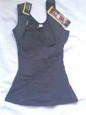 Maidenform Women Black Firm Control Tummy & Back Slimming Torsette Size M, NWT picture