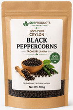 100% Pure Ceylon Black Peppercorns Whole Pepper Sri Lanka Natural Spice picture
