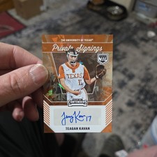2025 Panini NIL The University Of Texas Teagan Kavan AUTO Private Signings (RC) picture