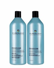 Pureology Strength Cure Shampoo and Conditioner Liter Duo Set (33.8oz each) picture