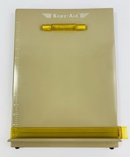 Vintage Edanbob Kopy-Aid Metal Copyholder Document Typing Stand Tan Beige picture
