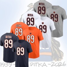 HOT - RIP 1939-2026 Mike Ditka #89 Chicago Bears Thankyou Name & Number Fan Look picture