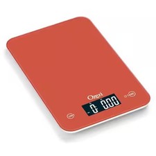 Ozeri Touch Profesional Tempered Glass Digital Kitchen Scale 12lb Edition Orange picture