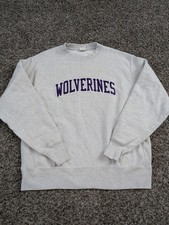 Vintage Champion Reverse Weave Wolverines Sweatshirt picture