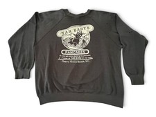 Rare Vtg Tar Baby's Pancakes Sweatshirt Cherry Grove Beach SC Distressed picture