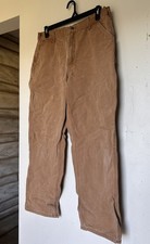 Vintage Carhartt B11 Dungaree Pants Brown 36x32 Workwear picture