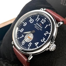 Shinola Men's Runwell Midnight Blue Dial Quartz Watch 41mm picture