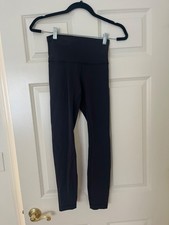 Lululemon Wunder Train High Rise Tight 25 Womens 4 Black Everlux picture
