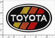 TOYOTA Embroidered Iron-on PATCH Retro Logo Supra Celica 4Runner Wholesale New picture