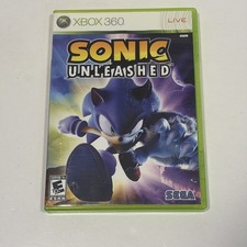 Sonic Unleashed (Microsoft Xbox 360, 2008) No Manual Tested picture