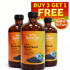 Serene Black Seed Bitters 16 oz – Natural Herbal Supplement -  1 BOTTLE picture