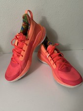 Under Armour Curry 7 Sour Patch Kids Peach Rings Sz 13.5 M / 15 W 3021258-603 picture