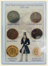  New York Coinage of Early America 1787 - 1796  Pewter Tokens picture
