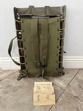 NEW ORIGINAL WWII US ARMY M1944 EQUIPMENT AMMO CARRY PACK BOARD BACKPACK 1944 picture