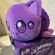 RARE Aphmau MeeMeows PURPLE SPIDER CAT Halloween Limited Ed Soft Toy Stuffed- picture