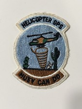 Vintage USAF 405th Tactical Training Wing TTW Helicopter Ops “Huey Can Do” Patch picture