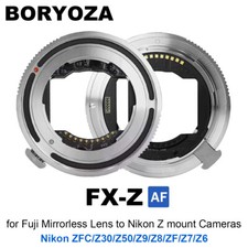 BORYOZA FX-Z AF Lens Adapter for Fuji X Mirrorless Lens to Nikon Z ZFC Z30 Z50 picture