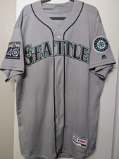 Majestic Flex Base Seattle Mariners Felix Hernandez Road Jersey - Sz 52(2XL) picture