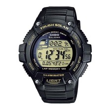 New CASIO W-S220-9AJH Tough Solar Digital Watch Black Yellow 100M picture