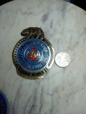 1970s vintage AAA badge bumper sticker nos accessories chevy gm Ford Chevy  picture