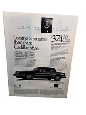 1989 Cadillac Eldorado Seville Brougham Vintage Print Ad Leasing picture