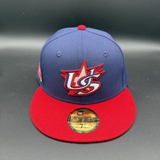 2026 WBC USA World Baseball Classic Fitted Hat New Era 59FIFTY Cap Size 7 1/4 picture