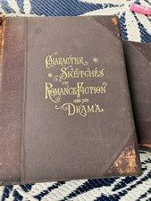 1892 Character Sketches Romance Fiction Drama Brewer Illustrated 512L picture