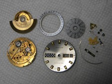 ETA 2788 17J Automatic Partial Wrist Watch Movement for Baylor Lunastar Watch picture