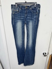 Rock & Roll Cowgirl Riding Jeans Women's Size 33 Low Rise Bootcut (33x33 Actual) picture