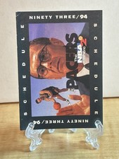 1993/94 Indiana Pacers Pocket Schedule WNDE 1260 AM picture